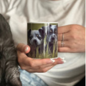 Blauer Rind Hunde Welpen Kaffee Tasse