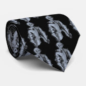 Blauer Ritter-Tie Krawatte (Gerollt)