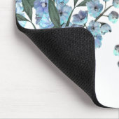 Blauer Rittersporn Mousepad (Ecke)