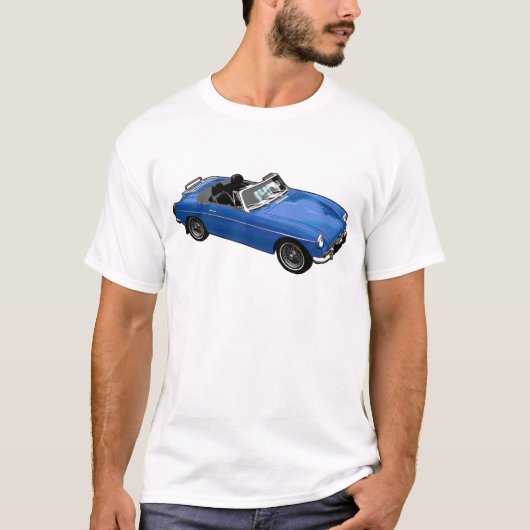 Blauer Roadster T-Shirt (Vorderseite)