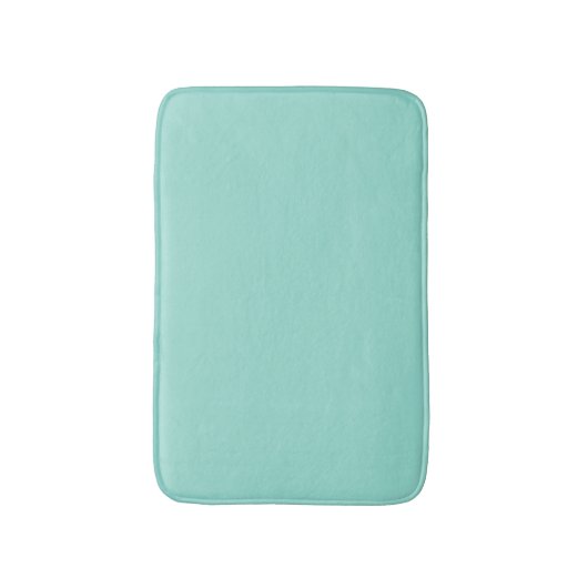 Blauer Robin Egg Blue Solid Color Badematte (Vorderseite Vertikal)