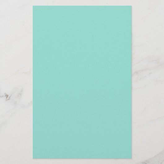 Blauer Robin Egg Blue Solid Color Briefpapier (Vorderseite)