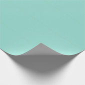 Blauer Robin Egg Blue Solid Color Geschenkpapier (Ecke)