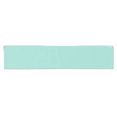 Blauer Robin Egg Blue Solid Color Kurzer Tischläufer (Horizontal)