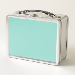 Blauer Robin Egg Blue Solid Color Metall Brotdose