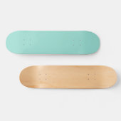 Blauer Robin Egg Blue Solid Color Skateboard (Horizontal)