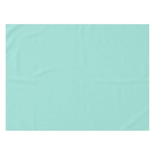 Blauer Robin Egg Blue Solid Color Tischdecke (Vorderseite (Horizontal))