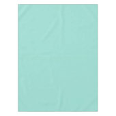 Blauer Robin Egg Blue Solid Color Tischdecke (Vorderseite)