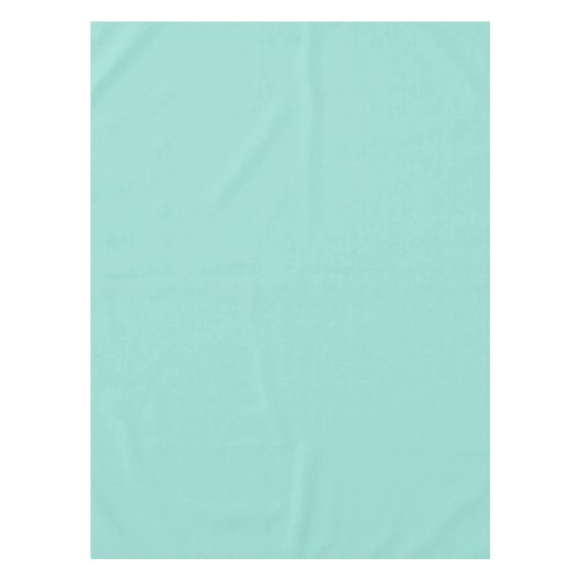 Blauer Robin Egg Blue Solid Color Tischdecke (Vorderseite)