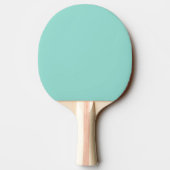 Blauer Robin Egg Blue Solid Color Tischtennis Schläger (Rückseite)