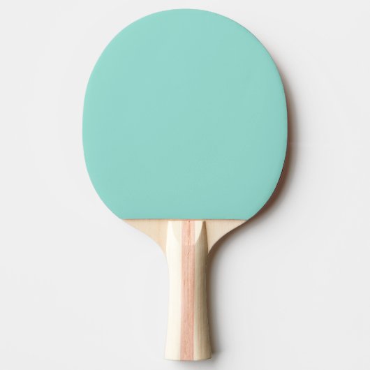 Blauer Robin Egg Blue Solid Color Tischtennis Schläger (Vorderseite)