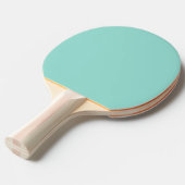 Blauer Robin Egg Blue Solid Color Tischtennis Schläger (Vorderseite)