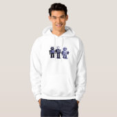 blauer Roboter Sweatshirt (Vorne ganz)