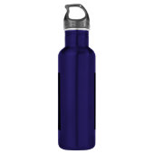 Blauer Rollerskate Röntgenstrahl Trinkflasche (Rückseite)