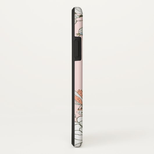 Blauer Rosa Blau Personalisiert Case-Mate iPhone Hülle (Hinten/Rechts)