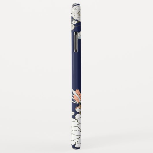 Blauer Rosa Blau Personalisiert Case-Mate iPhone Hülle (Hinten/Rechts)