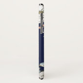 Blauer Rosa Blau Personalisiert Case-Mate iPhone Hülle (Hinten/Links)