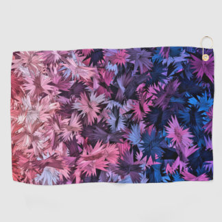 Blauer Rosa Bonbons Golfhandtuch