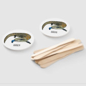 Blauer Rosa-Cartoon Fächer (Non-assembled)