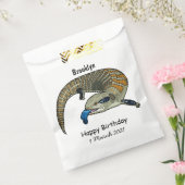 Blauer Rosa-Cartoon Geschenktütchen (Versiegelt)