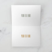 Blauer Rosa-Cartoon Karte (Innenseite)