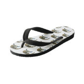 Blauer Rosa-Cartoon Kinderbadesandalen (Schrägansicht)