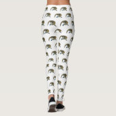Blauer Rosa-Cartoon Leggings (Rückseite)