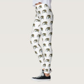 Blauer Rosa-Cartoon Leggings (Links)