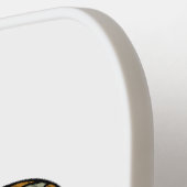 Blauer Rosa-Cartoon Pickleball Schläger (Linke Seite)