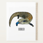 Blauer Rosa-Cartoon Planer (Rückseite)