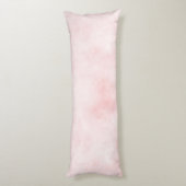 Blauer Rosa Glitzer Leopard Seitenschläferkissen (Rückseite (Vertikal))