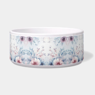 Blauer Rosa Keramik Pet Bowl Napf