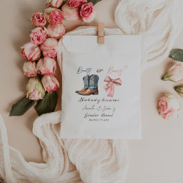 Blauer rosa Party für Stiefel oder Bows Geschenktütchen