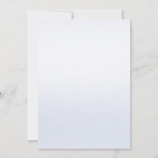 Blauer Rosa Probe Abendessen Einladung (Rückseite)