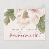 Blauer Rosa wird mein Vorschlag für eine Überbrück Postkarte (Vorderseite)