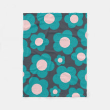 Blauer rosafarbener tropischer Blütensommer