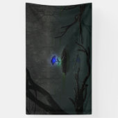 Blauer Rose Banner (Vertikal)