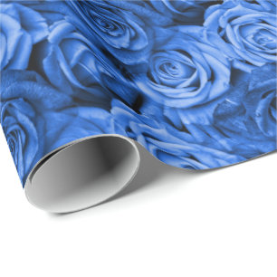 Blauer Rose Blauer Blauer Blauer Geschenkpapier