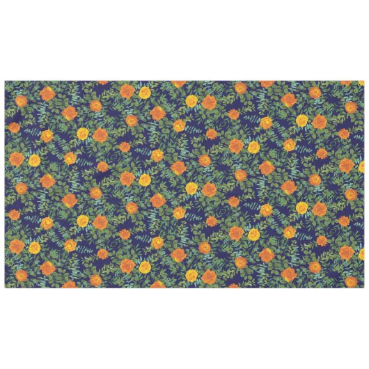 Blauer Rose Blumen Moderne Hochzeiten Tischdecke (Vorderseite (Horizontal))