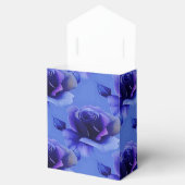 Blauer Rose Blumenmuster Tent Fevor Box Geschenkschachtel (Geöffnet)
