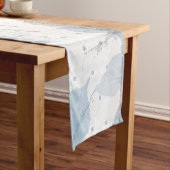 Blauer Rose Luxus Kurzer Tischläufer (Beispiel)