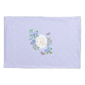 Blauer Rose, Multigram Lila Kissenbezug (Rückseite)