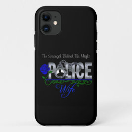 Blauer Rose POLIZEI-EHEFRAU iPhone 5 Kasten Case-Mate iPhone Hülle