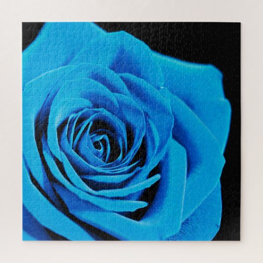 Blauer Rose Puzzle (Vertikal)