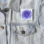 Blauer Rosen-Knopf Button (Beispiel)