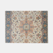 Blauer Rost Orange Fußmatte (Vorderseite)