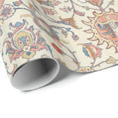 Blauer Rost Orange Geschenkpapier (Rolleneckpunkt)