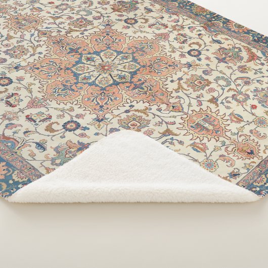 Blauer Rost Orange  Sherpadecke (3/4)