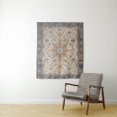 Blauer Rost Orange Wandteppich (Beispiel)