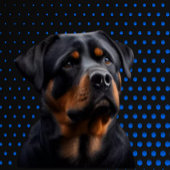 BLAUER Rottweiler-PUTTER Golf Headcover